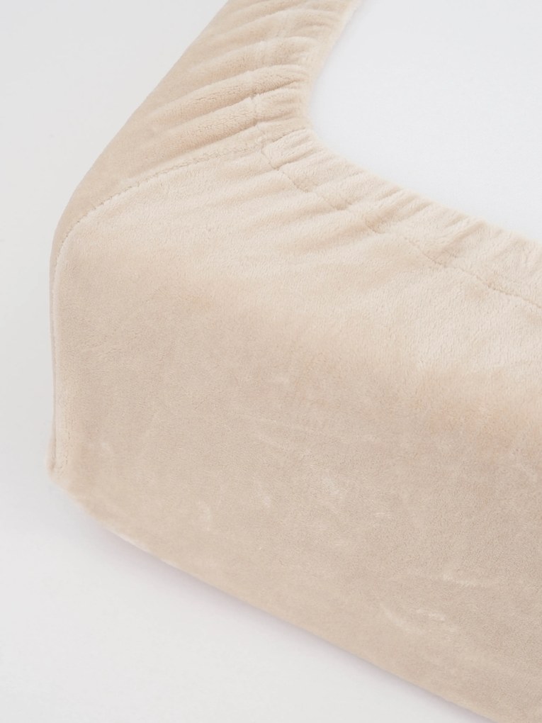 Plachta mikroplyš Deluxe 140 × 200 cm – mandľová