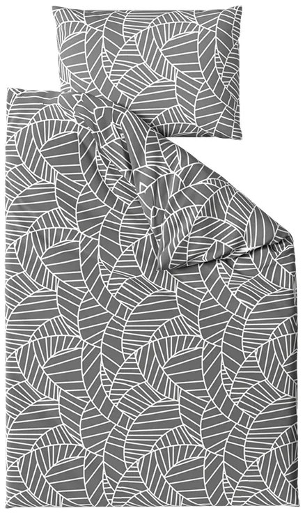 Obliečky z mikrovlákna CHARCO sivé Rozmer obliečky: 70 x 90 cm | 140 x 200 cm