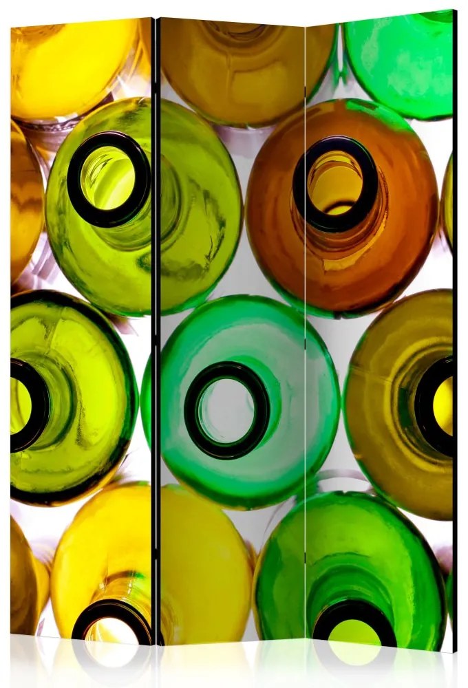 Artgeist Paraván - bottles (background) [Room Dividers]