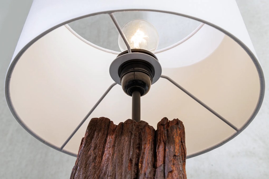 Stolná lampa Rousilique 60cm naplavené drevo