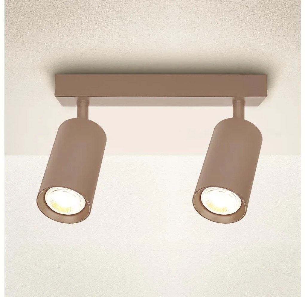 Brilagi - Bodové svietidlo SELE 2xGU10/30W/230V béžová WO-BEI2-OEM