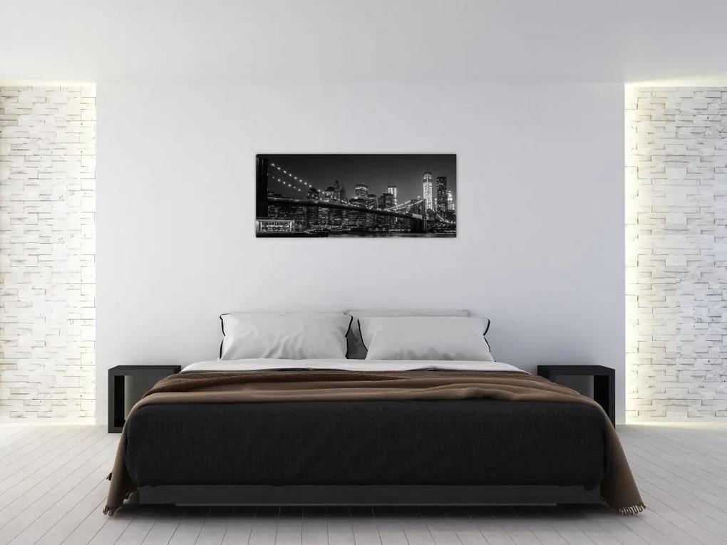 Obraz Brooklyn mosta v New Yorku (120x50 cm)