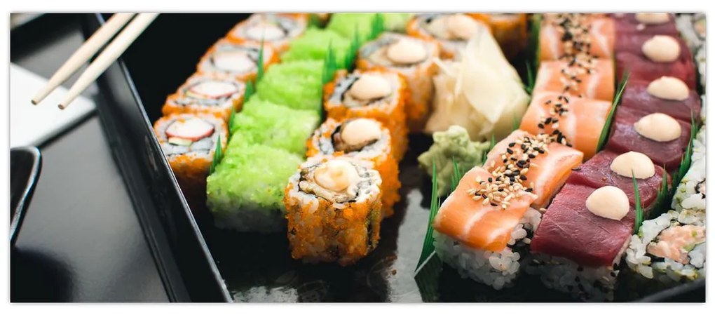 Obraz - Sushi (120x50 cm)