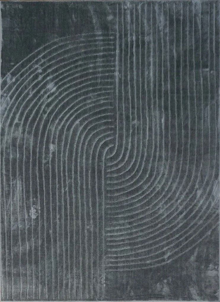 BE Koberec Kolekcia Zen Garden 2403 DARK GREY – sivý obdĺžnikový Rozmer: 60x100 cm