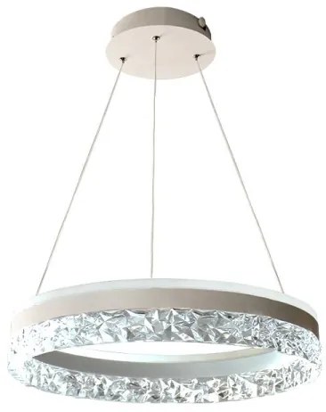 LED Stmievateľný luster na lanku LED/80W/230V 3000-6500K biela + diaľkové ovládanie