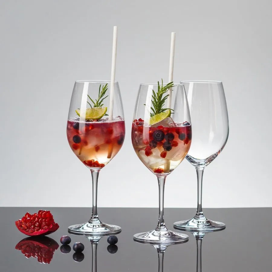 Poháre na červené víno 650 ml set 4 ks - Benu Glas Lunasol META Glass - 322041