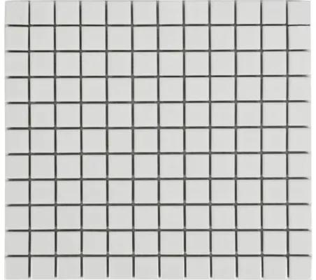 Keramická mozaika 30 x 32,8 cm lesklá biela