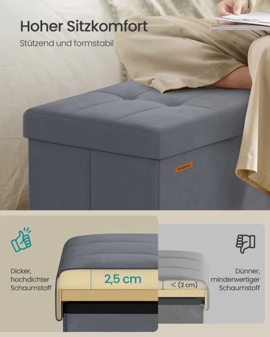 Taburetka s vekom LSF048GN01 sivá