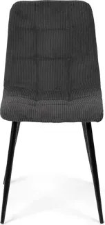 Jídelní stůl NEROSS 180 černá + 4ks jídelní židle ARIA šedá