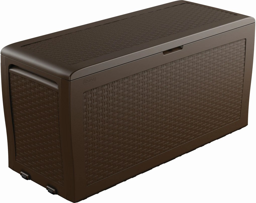 KETER SAMOA RATTAN 270L Záhradný úložný box 117 x 45 x 57 cm, hnedý 17209570