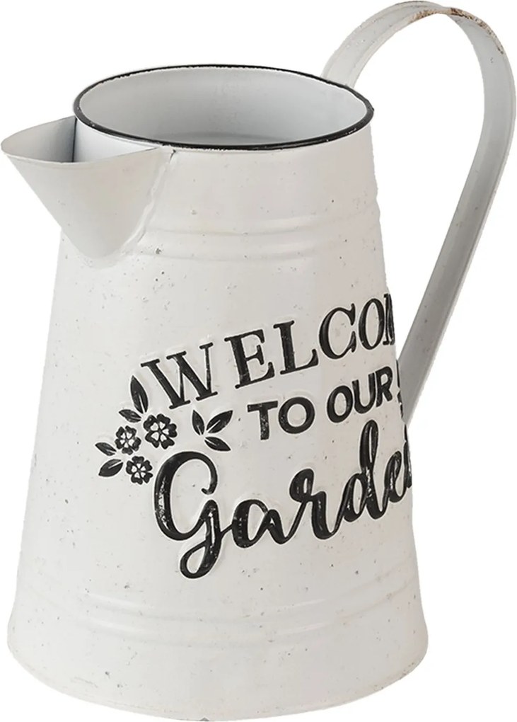 Dekoračný plechový retro džbán Garden - 17*17*23 cm - 17*17*23 cm