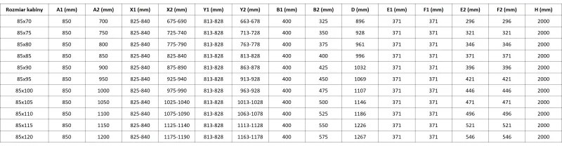 Mexen Mist-F Duo, skladací sprchový kút 85 x 85 cm, číre sklo-čierna mriežka, 8A6-085L-085P-70-77