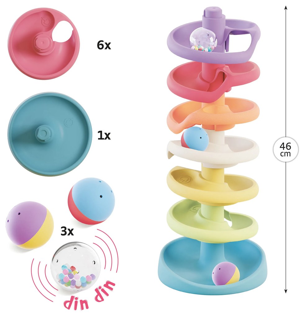 PlayEco - Guľôčková veža - špirála