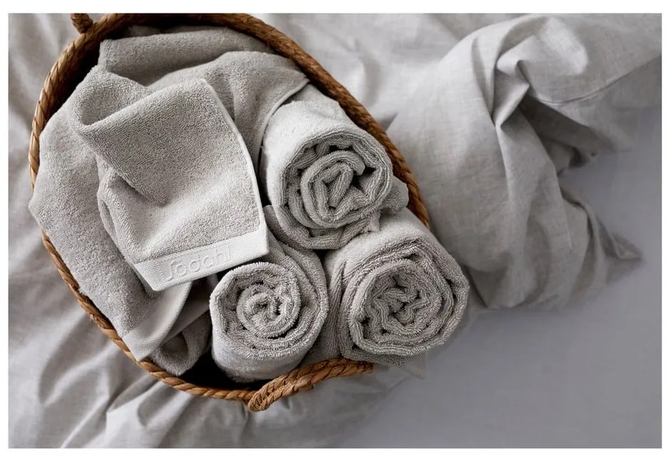 Svetlosivý froté bavlnený uterák 30x30 cm Comfort – Södahl