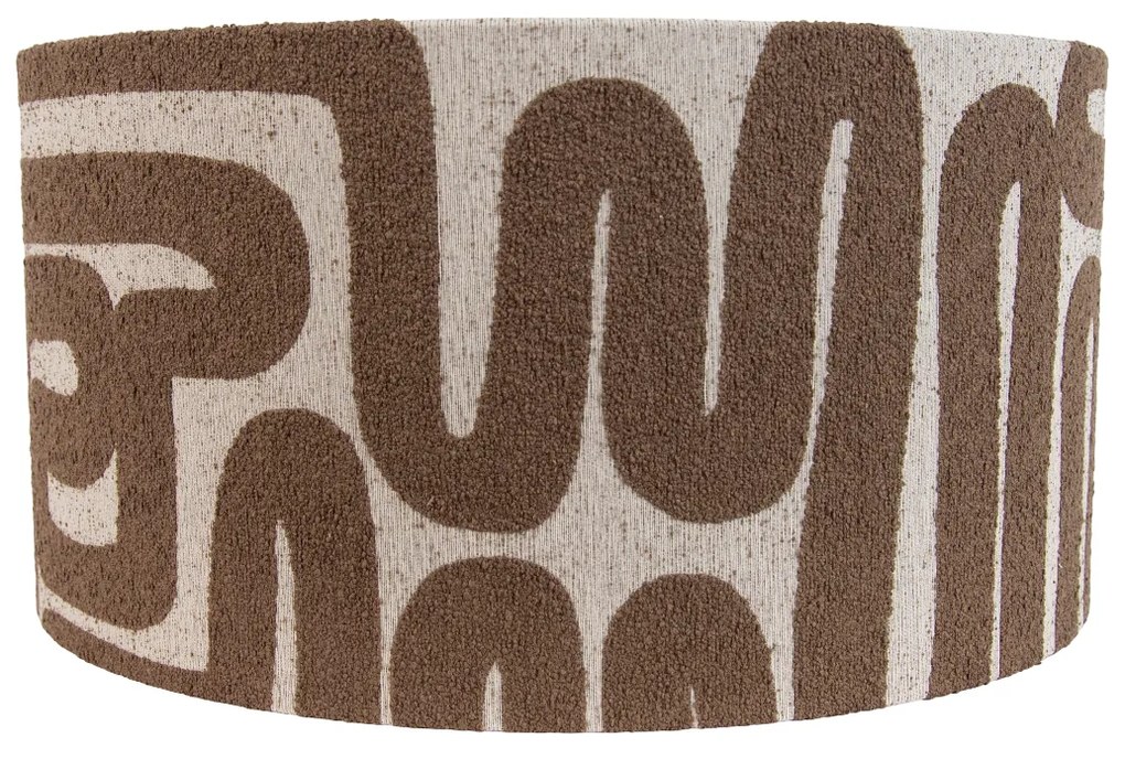 Látkové tienidlo hnedé s béžovou 50/50/25