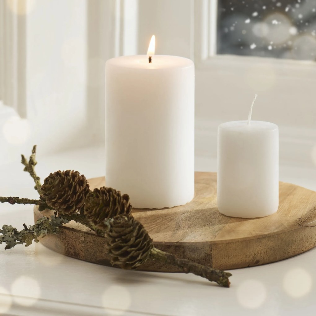 Ib Laursen Drevená tácka Round Unique Ø 20 cm