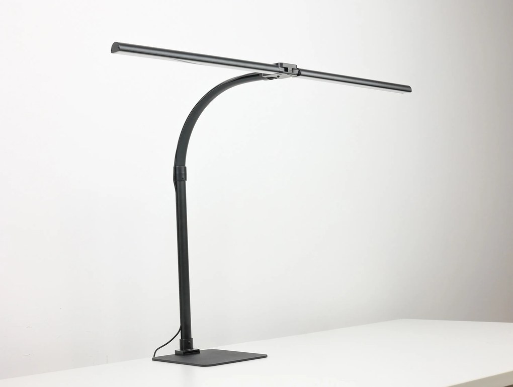 Stolná LED lampa ALVARO, základňa, diaľkový ovládač