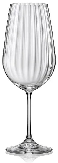 VÝPREDAJ Crystalex Poháre na víno WATERFALL 550 ml, 1 ks