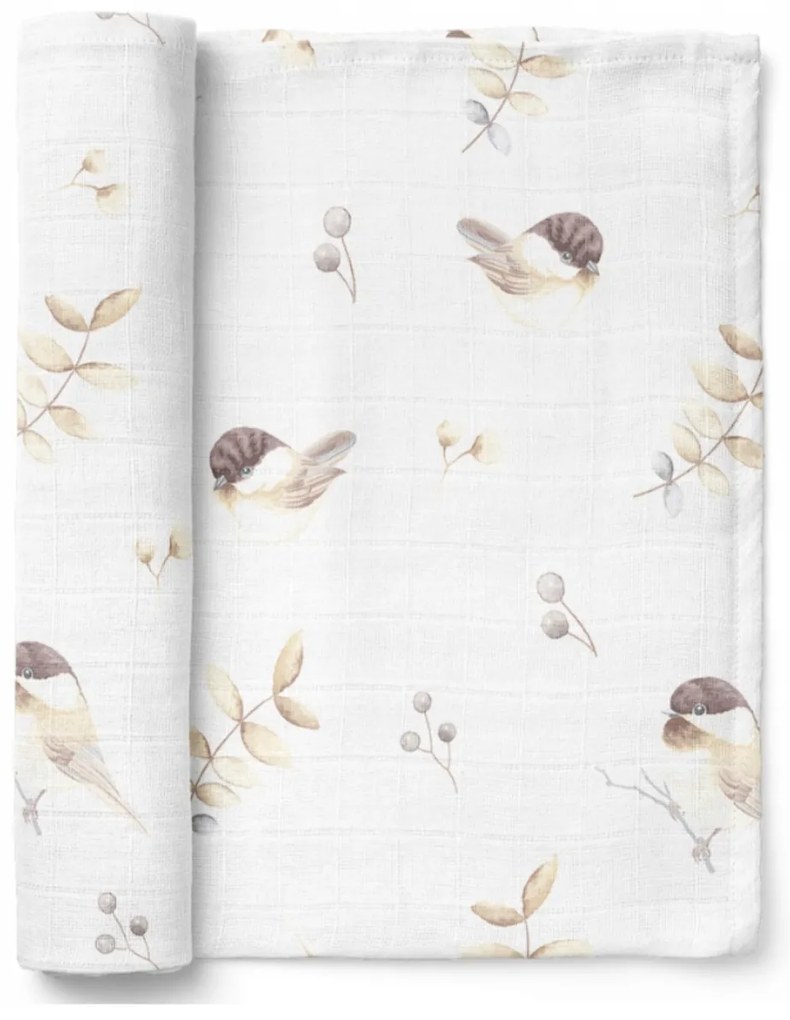 Vulpi Bavlnené plienky 60x80 Kraby Beige