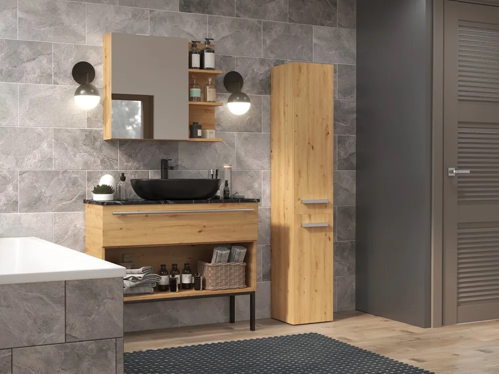 Kúpeľňová skrinka NEL IV dub artisan