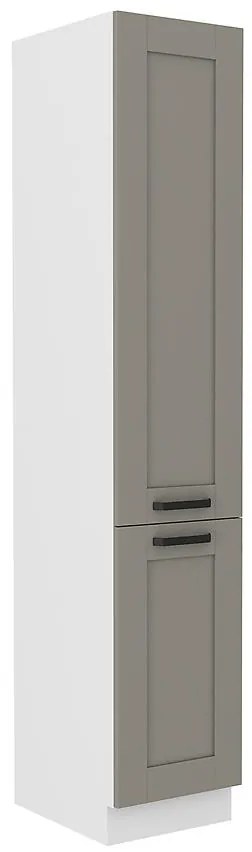 Kuchynská skrinka Luna claygrey/biela 40DK-210 2F