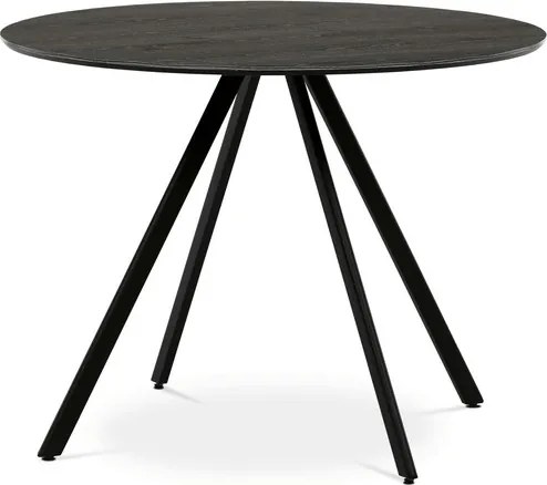 Jedálenský stôl Autronic 100x100 cm sivá melamín HT-R5010 GREY