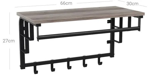 Nástenná polica LCR012B02