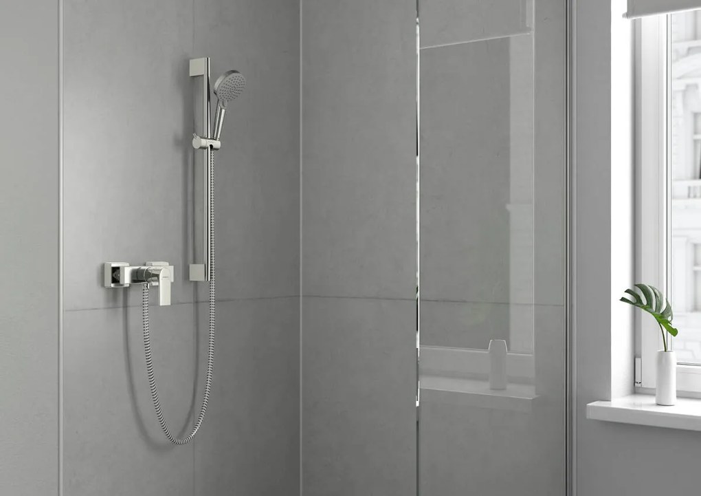 Hansgrohe Vernis Blend, sprchová súprava Vario so sprchovou tyčou Crometta 65 cm, chrómová, HAN-26275000
