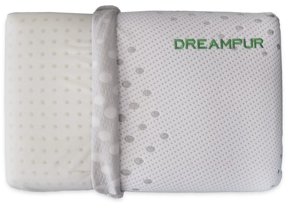 DREAMPUR Anatomický vankúš DREAMPUR z latexovej peny CLASSIC AIR SOFT perforovaný 40x60cm