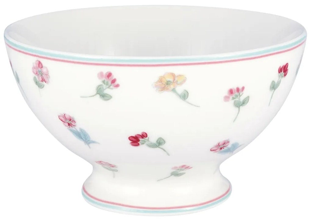 GREEN GATE Porcelánová miska Lianca White 400 ml