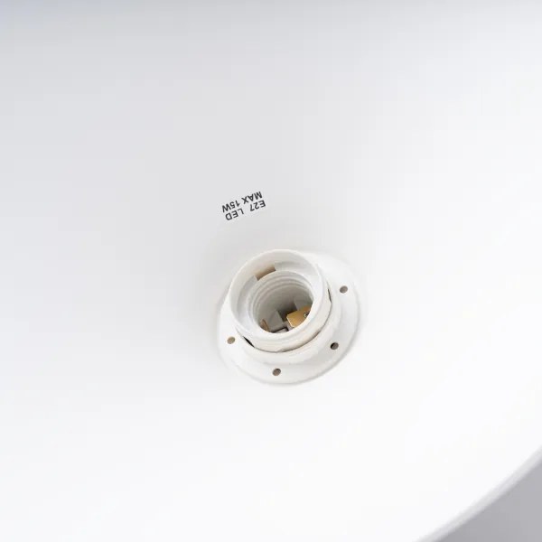 Sollux SL.1319 - Luster na lanku JAGA 1xE27/15W/230V pr. 30 cm biela