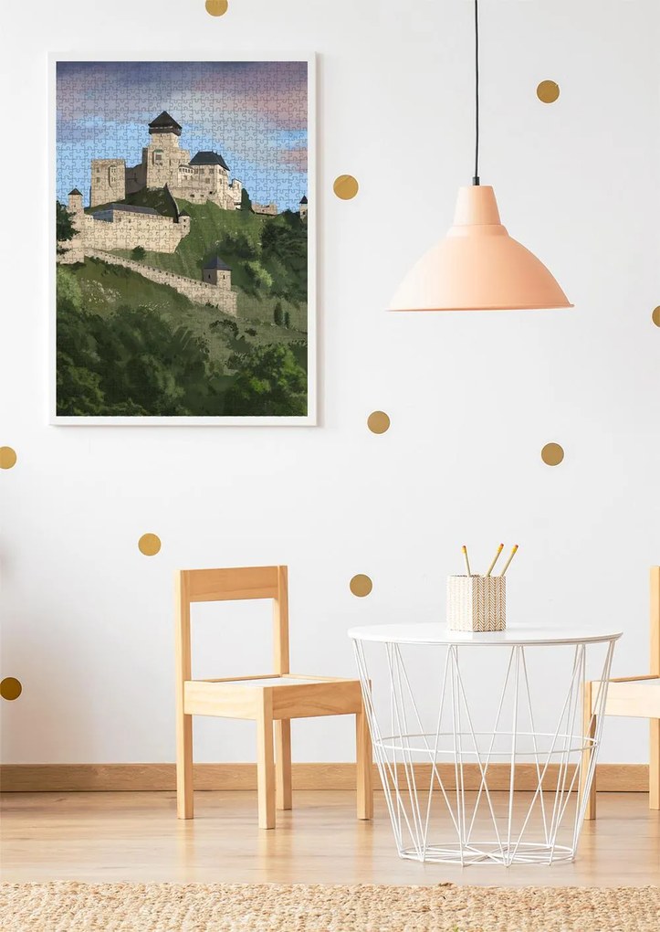 Puzzle Trenčiansky hrad - 1000 dielikové (48x68cm) - 39,9€