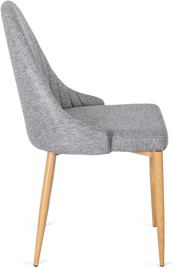 PROXIMA.store - Čalúnená jedálenská stolička TORINO FARBA: čierna