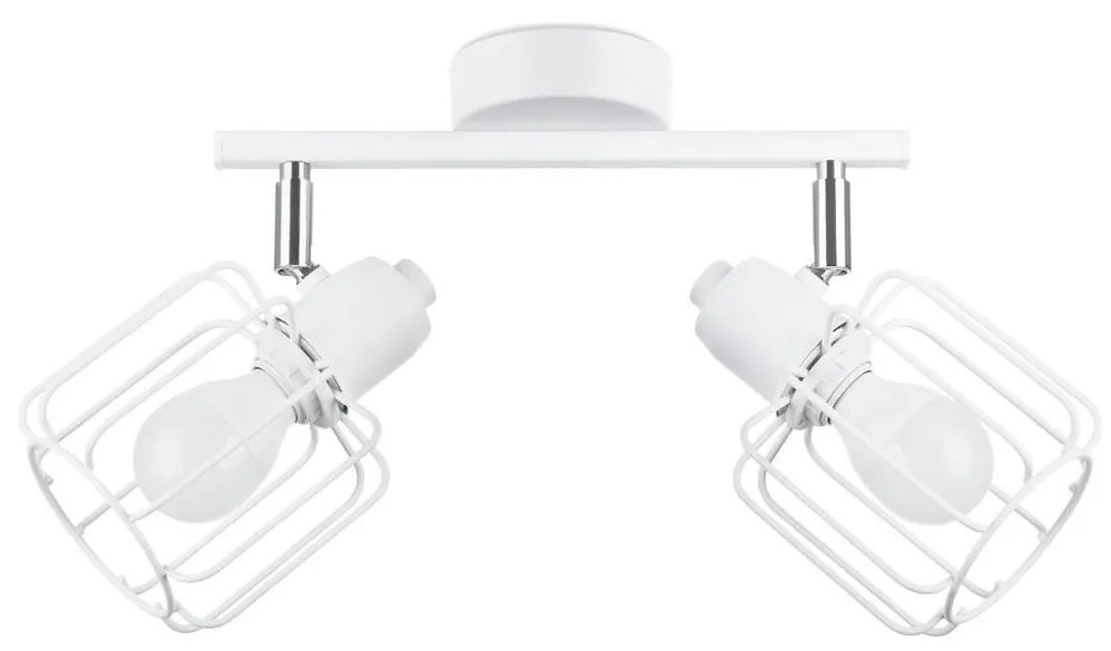 Sollux SL.1112 - Bodové svietidlo BELUCI 2xE14/40W/230V biela