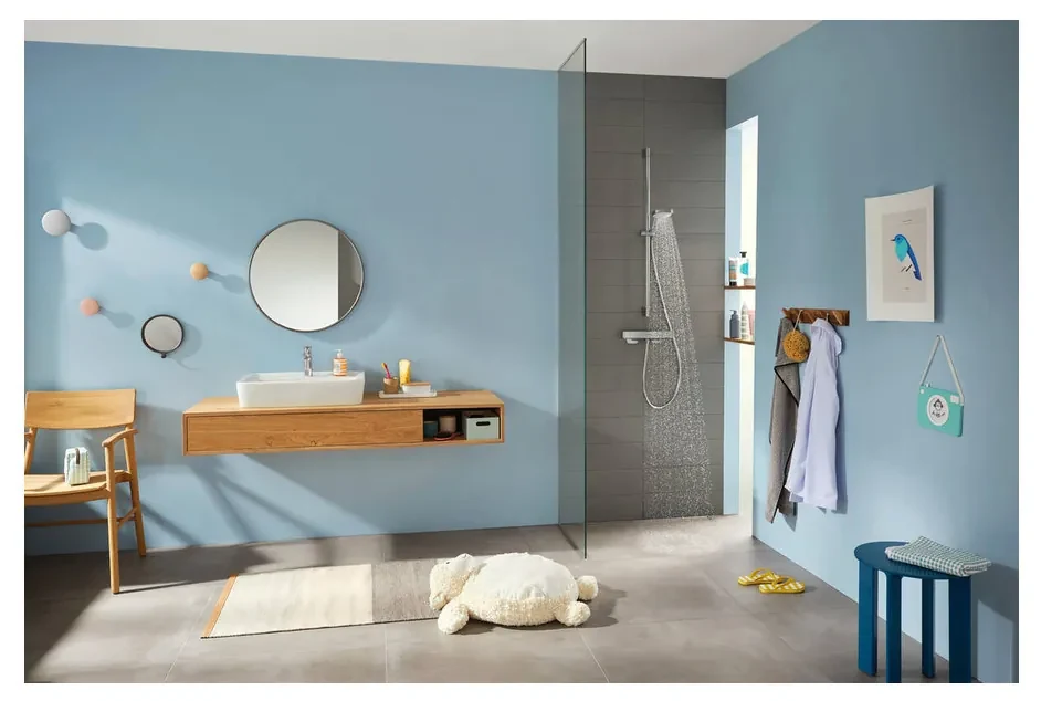 Hansgrohe Ecostat E, termostatická sprchová batéria, chrómová, HAN-15773000