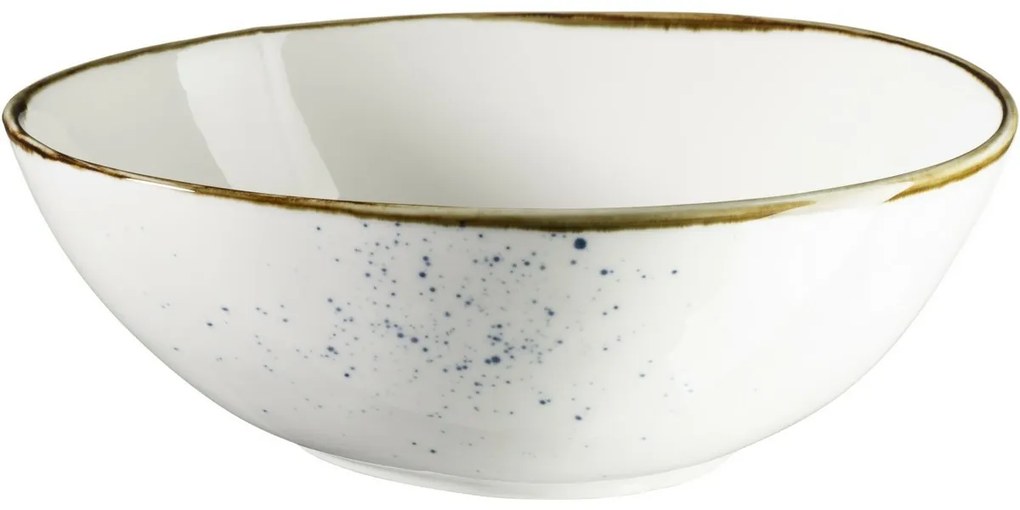 Mäser Oválna miska Pintar Biele modré bodky 22 x19 cm, L