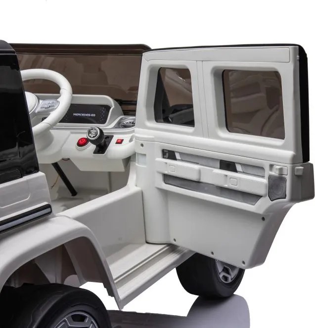 LEAN CARS Mercedes EQG 4x4 Batériové auto biele