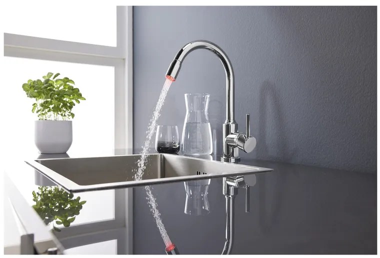 Livarno home LED drezová batéria (chróm) (100367256)