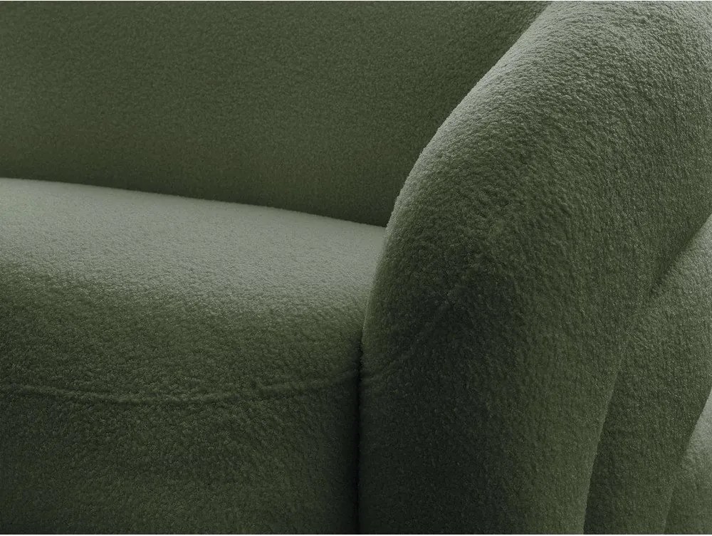 Zelená pohovka z textílie buklé 193 cm Elina – Bobochic Paris