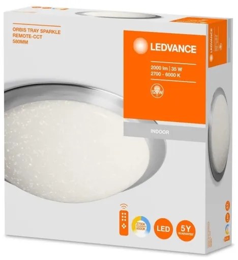 Ledvance -LED Stmievateľné stropné svietidlo ORBIS SPARKLE LED/35W/230V 2700-6500K