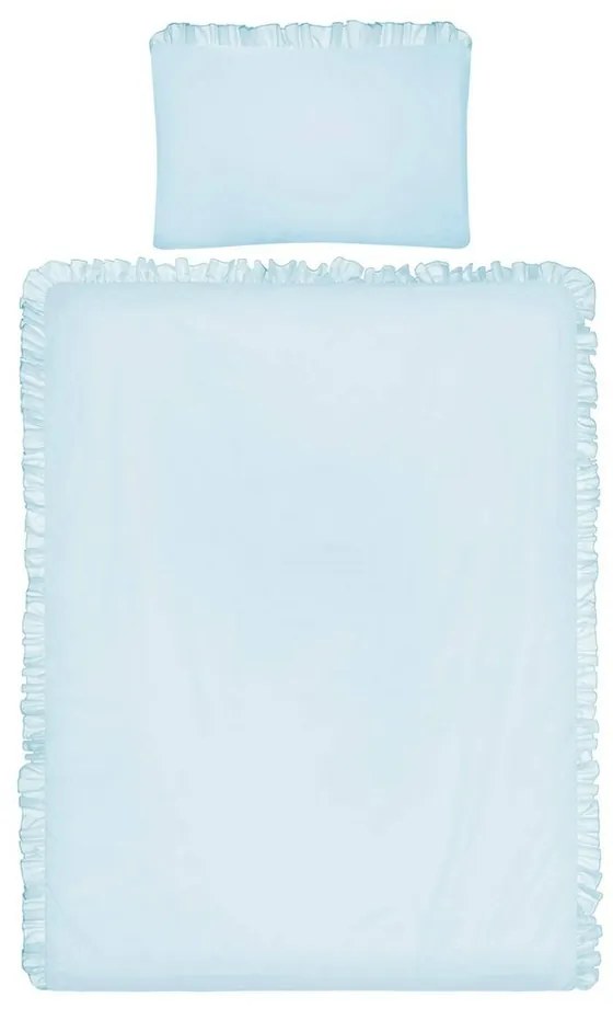 Belisima Detské bavlnené obliečky do postieľky  Pure tyrkysová, 90 x 120 cm, 40 x 60 cm