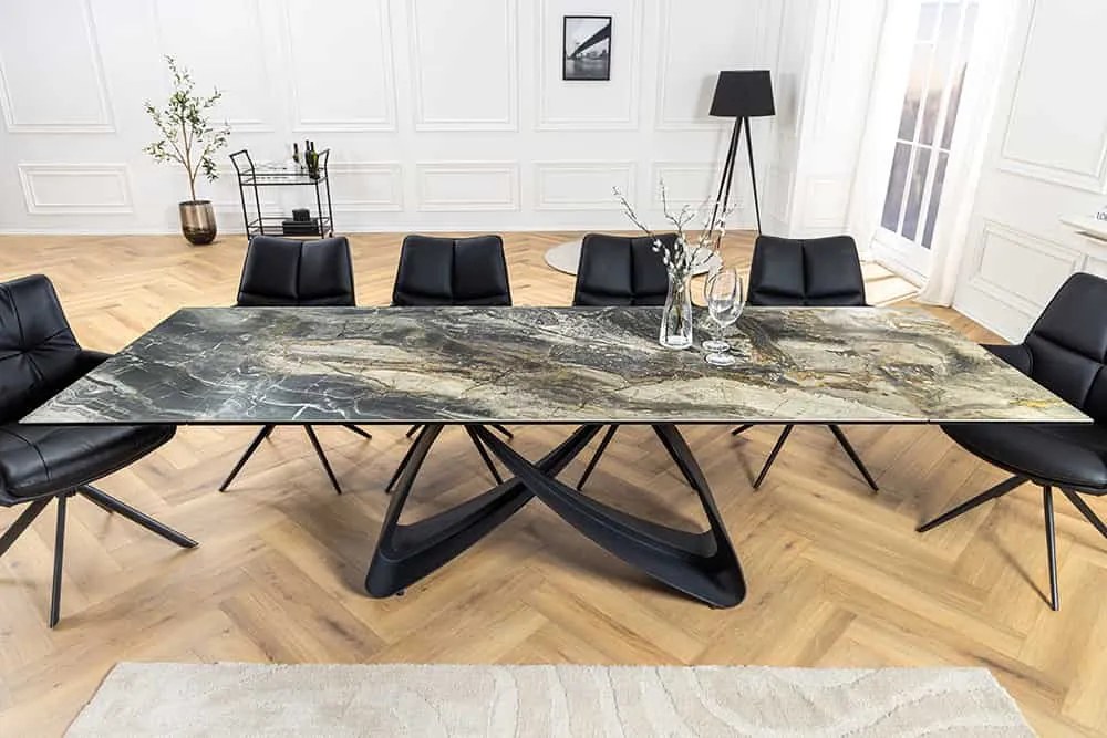 Rozťahovací keramický stôl Bayarmaa 180-220-260 cm taupe