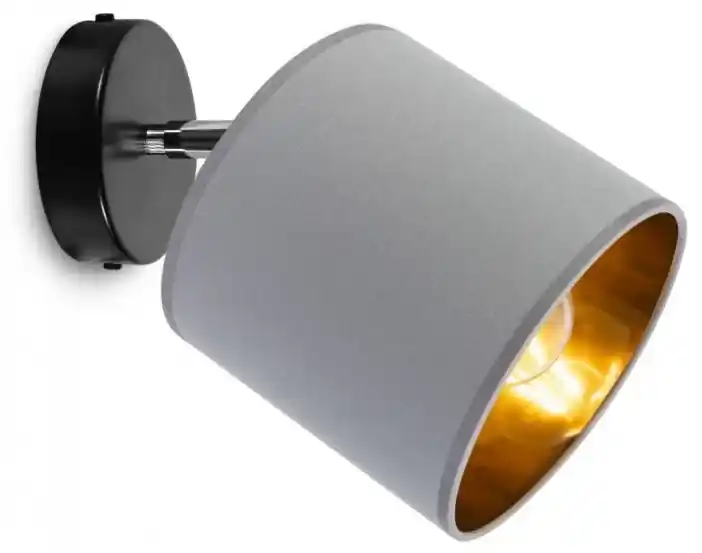 Stropné/stenové svietidlo - Regulované bodové svetlo s látkovým tienidlom  GAMA | BIANO