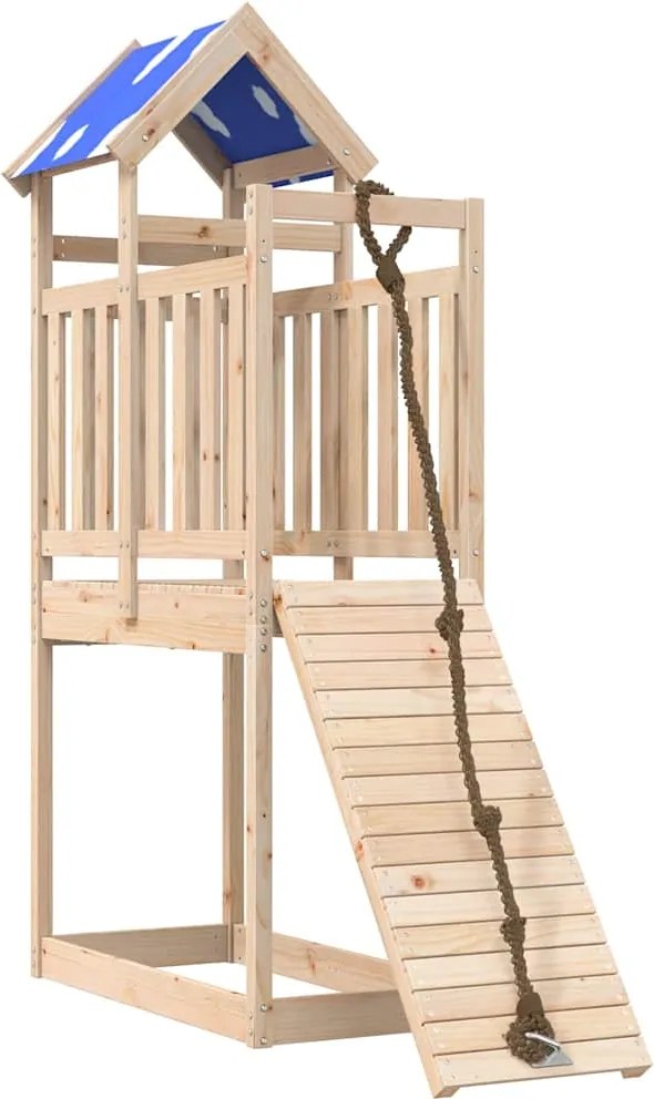 vidaXL Vonkajšia súprava na hranie masívna borovica