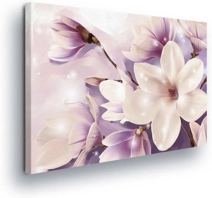 GLIX Obraz na plátne - Magical Purple Flowers III 100x75 cm