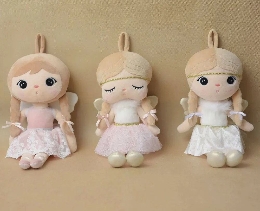 Bábika Anjelik ružová s menom Rebeka 48 cm