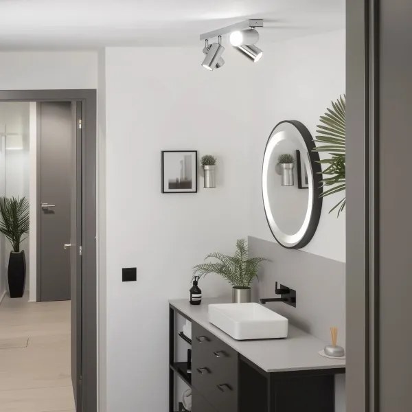 Brilagi - Kúpeľňové bodové svietidlo SELE 4xGU10/30W/230V IP44 lesklý chróm