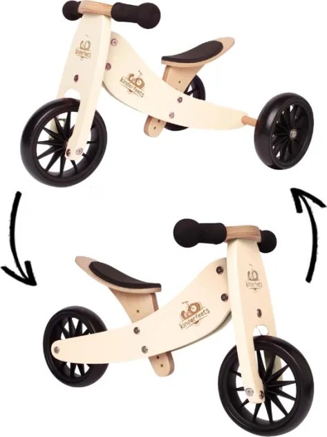 Drevené balančné odrážadlo Tiny Tot 2v1 béžová