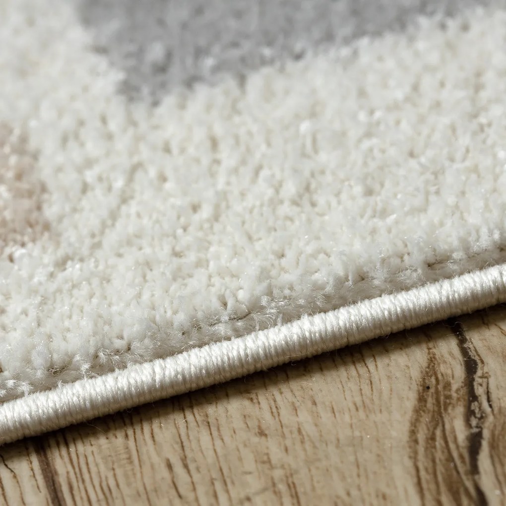 Kusový koberec Fusion 0213 white/dark pink, 80x150, viacfarebná, kancelária, Dywany Łuszczów