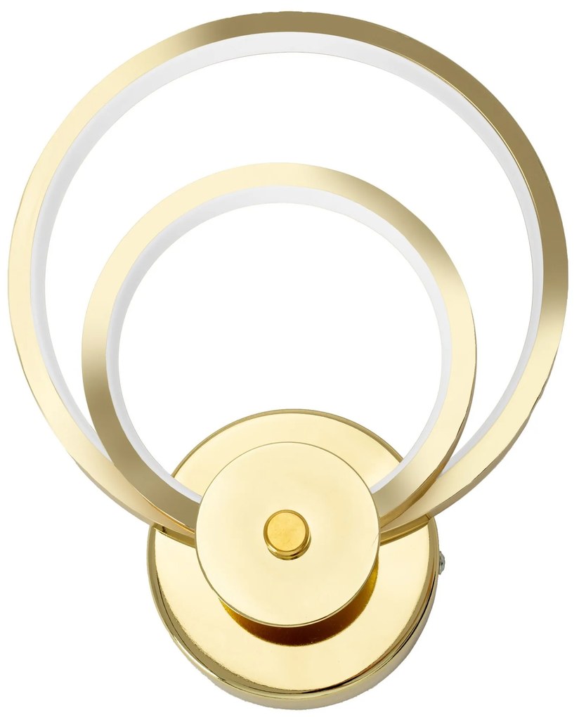 Toolight Toolight, LED nástenné svietidlo APP1043-W, zlatá, OSW-06116